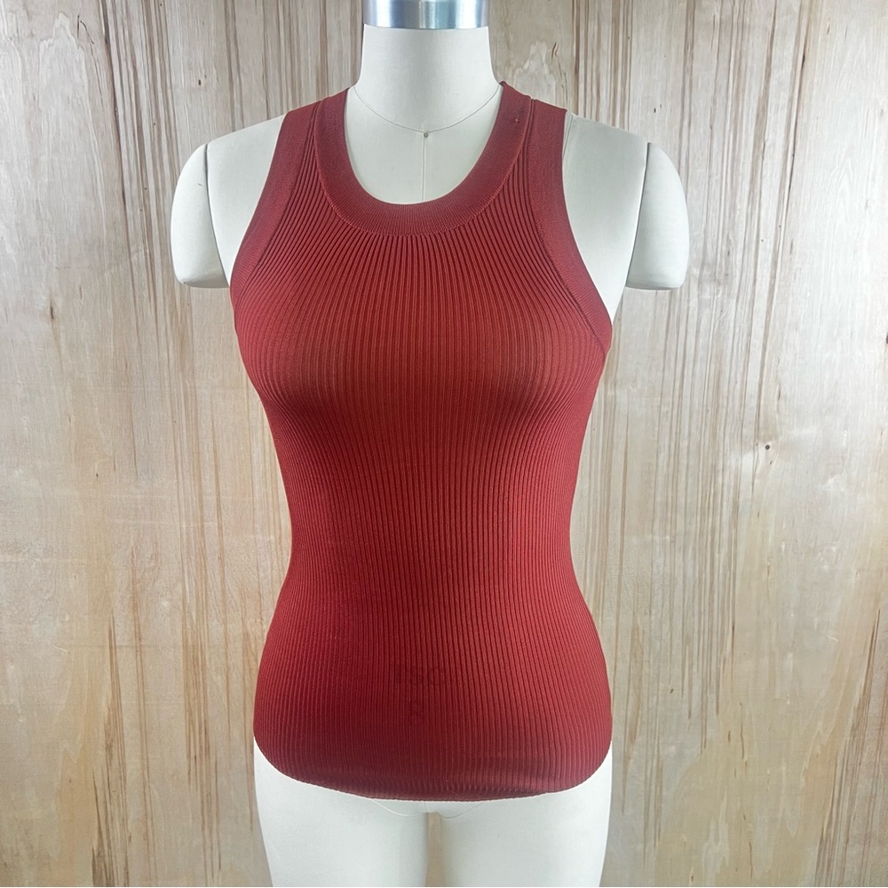Zara Ribbed Brick Tank